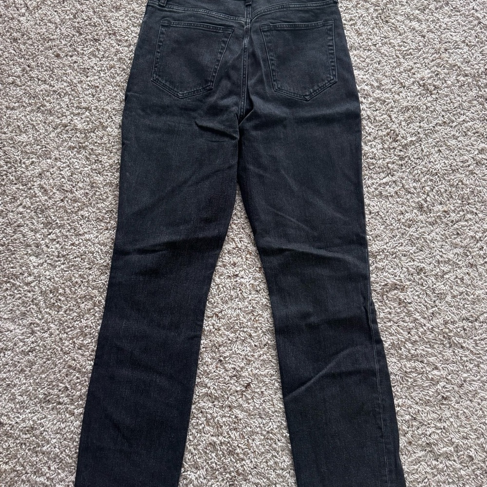 Abercrombie & Fitch Women's Black Slim Straight Leg Jeans